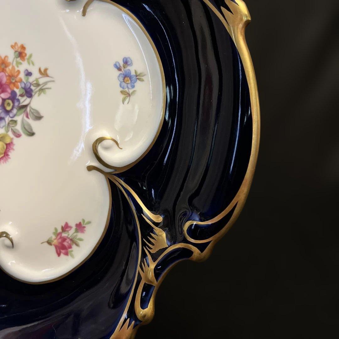 [希少]アンティーク　ヘンネベルク　皿 キャビネットプレート　ドイツ