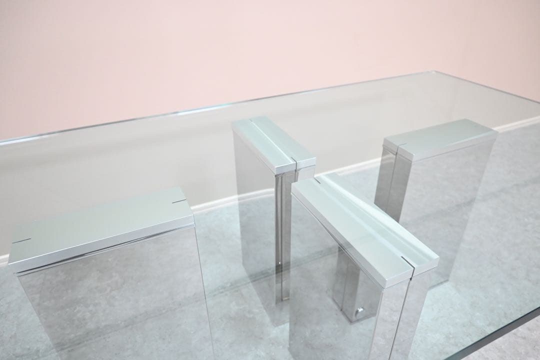 VARO,S.A. VALENTI バロッサバレンティ ガラス センターテーブル