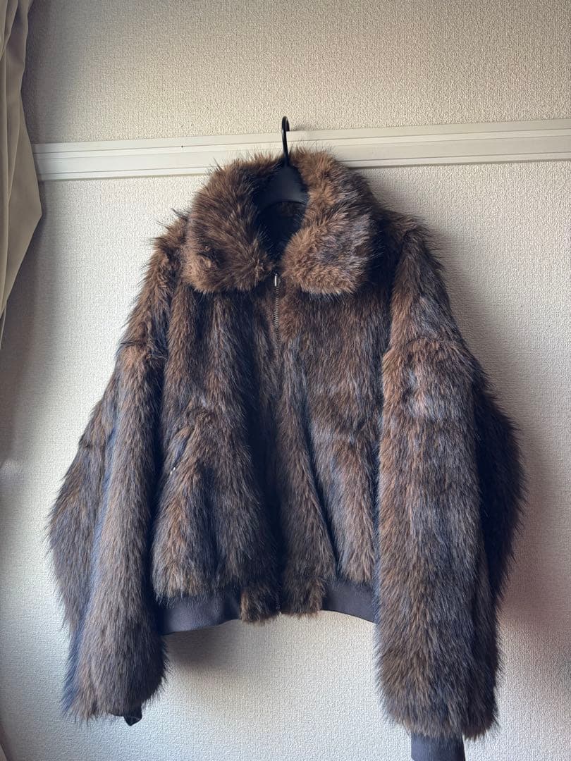 ballsy brothers fur flight jacket Lサイズ
