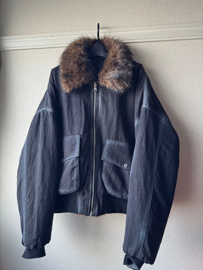 ballsy brothers fur flight jacket Lサイズ