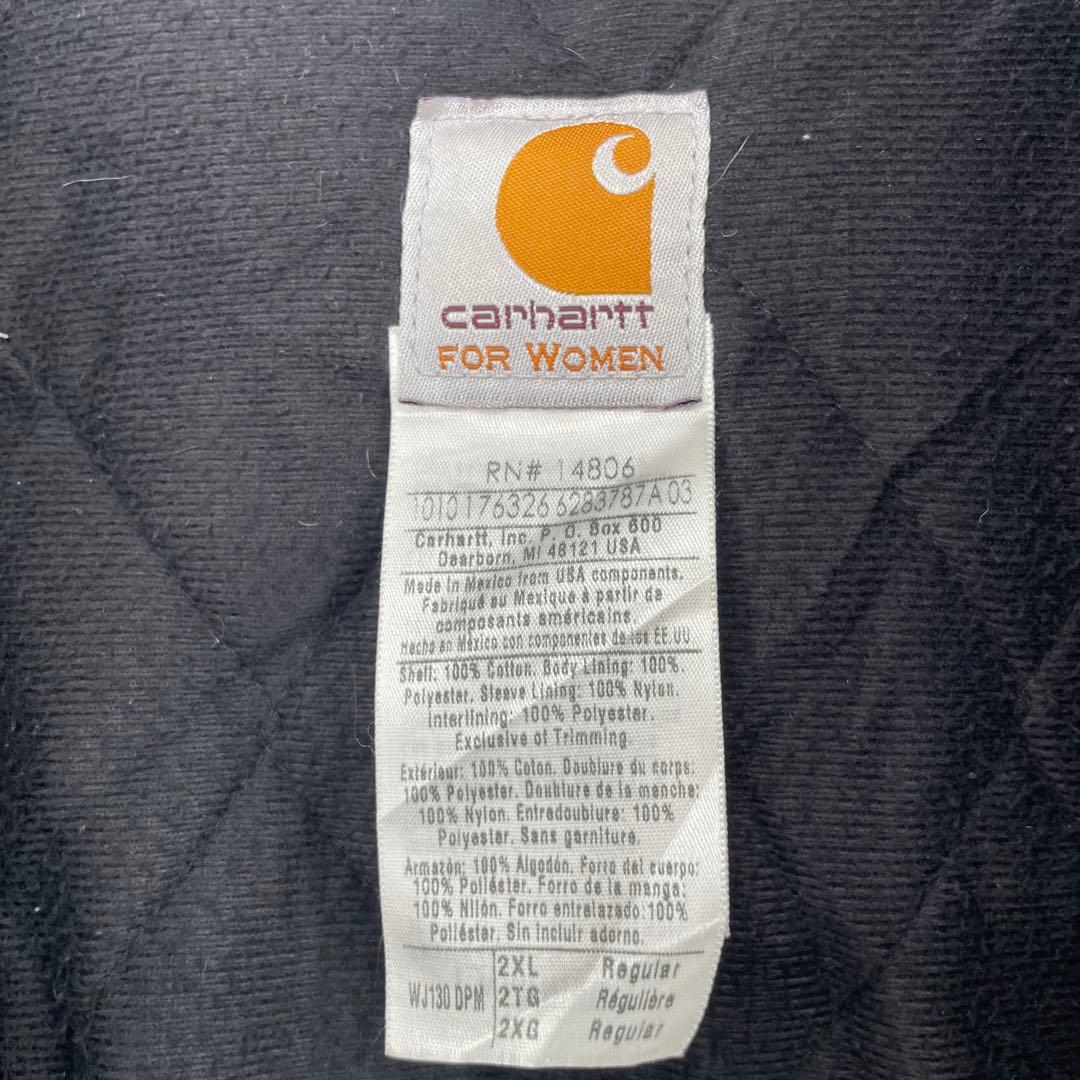 カーハート　アクティブジャケット　2XL　パープル　ダック