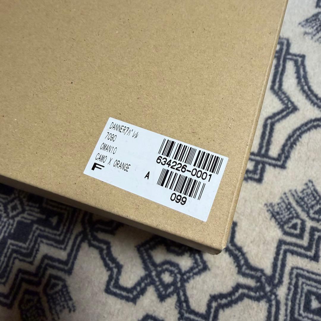 新品 Danner COLONISTA OMAN10 オレンジ