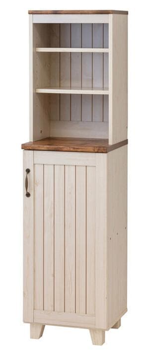 カントリー風　ハイキャビネット　収納棚　整理棚　収納ラック　小物収納