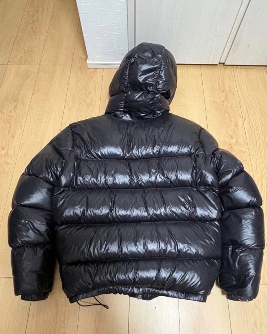 ZARA ブラック フード付きダウンジャケット