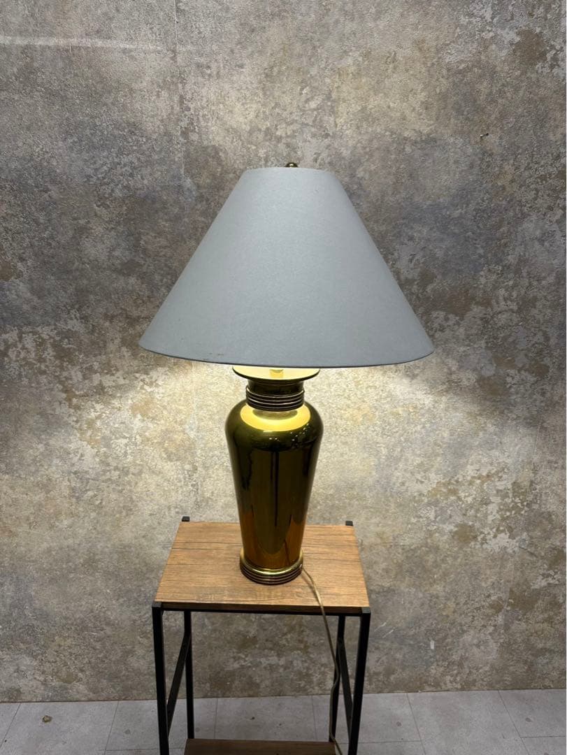 【ETHAN Allen】 ゴールドメタル フロアスタンド