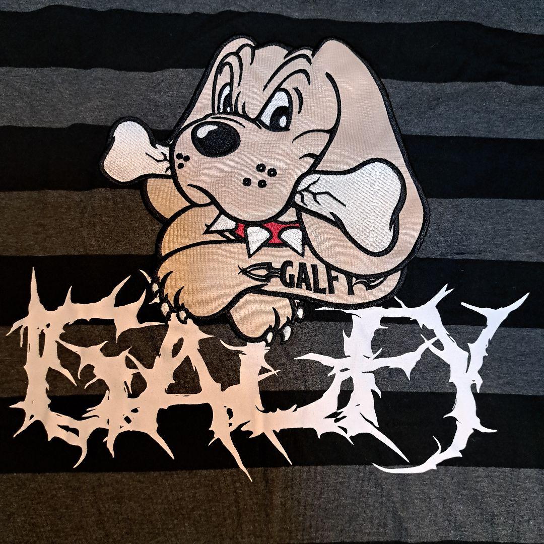 【新品】ガルフィー ビリビリボーダーロンTEE ボーダー BLACK/GRAY