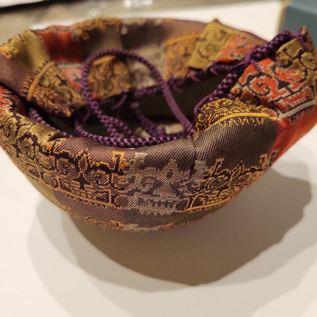 宮川香雲茶道具セット ３組松葉柄茶碗振り出し茶巾筒