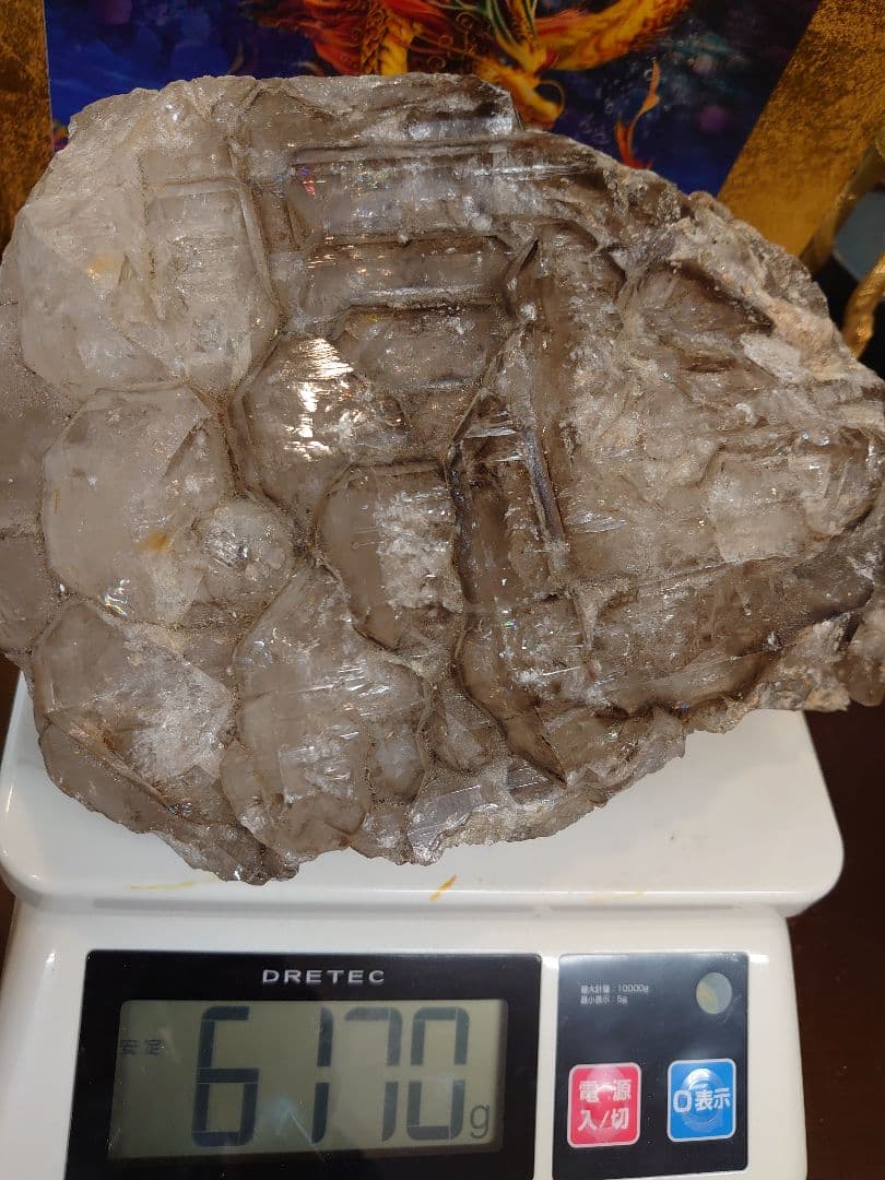 開運 水晶 クラスター 原石  珍品 6.1Kg  天然石 パワーストーン