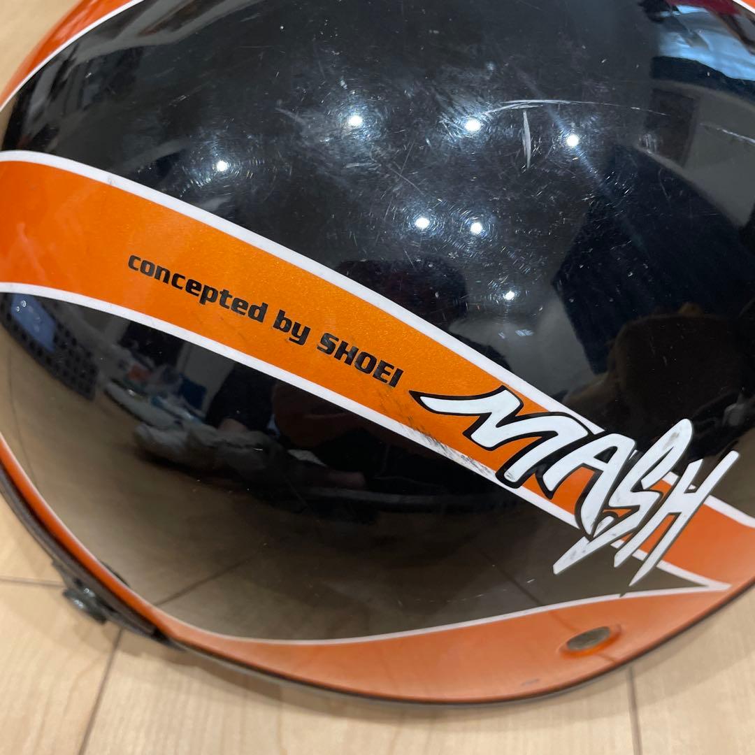 ショウエイMASH半帽ヘルメット オレンジ