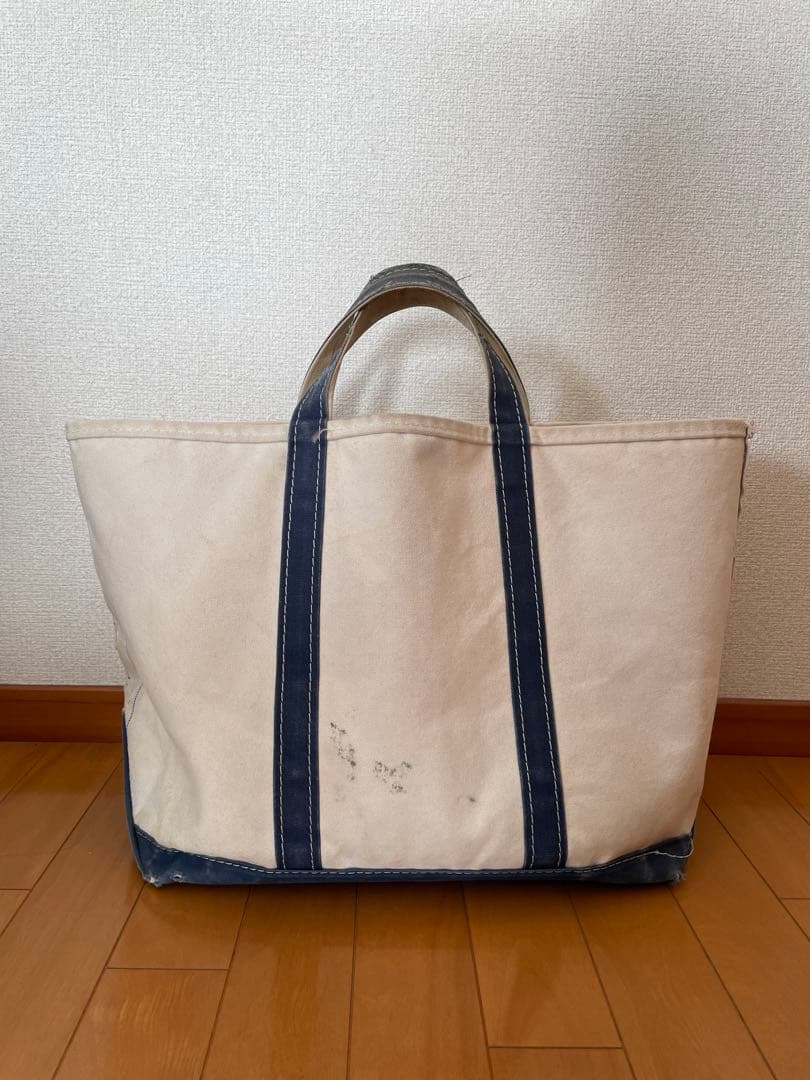 llbean 80s エルエルビーン　トートバッグ　L ネイビー　フェード