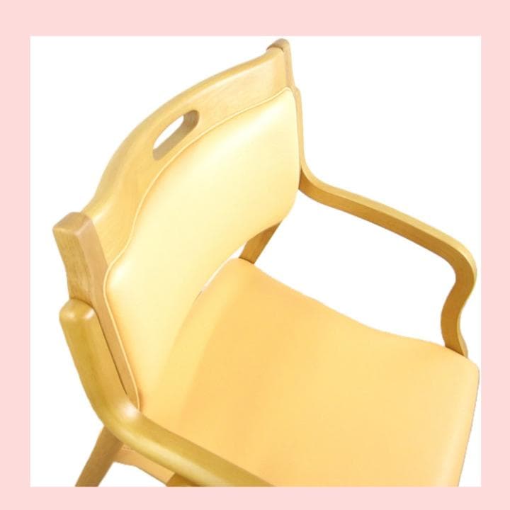 軽量介護用椅子 ステッキホルダー付き 5.5kg　AC-102　貞苅椅子製作所