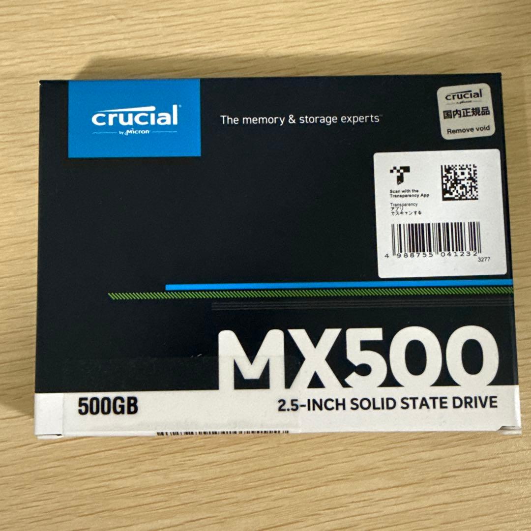 Crucial MX500 CT500MX500SSD1 500GB①