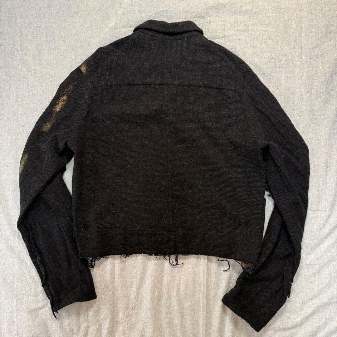 SUNSEA 22AW Shrinkage Blouson 改 ウール 黒 M