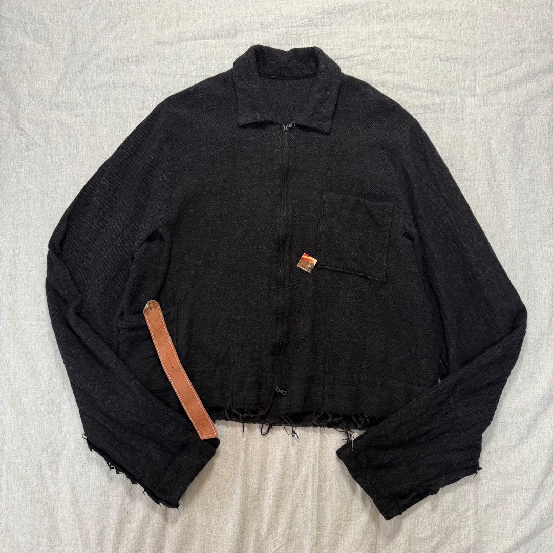 SUNSEA 22AW Shrinkage Blouson 改 ウール 黒 M