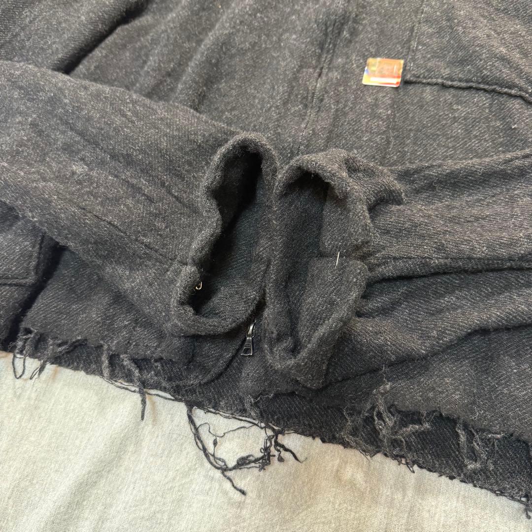 SUNSEA 22AW Shrinkage Blouson 改 ウール 黒 M