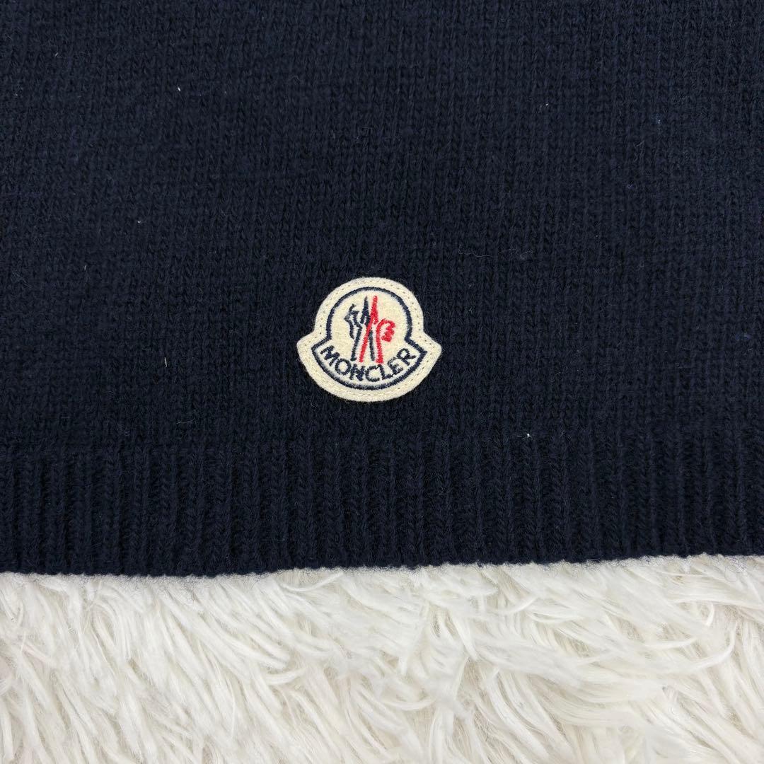 モンクレール 現行 マフラー ネイビー ユニセックス メンズ レディース