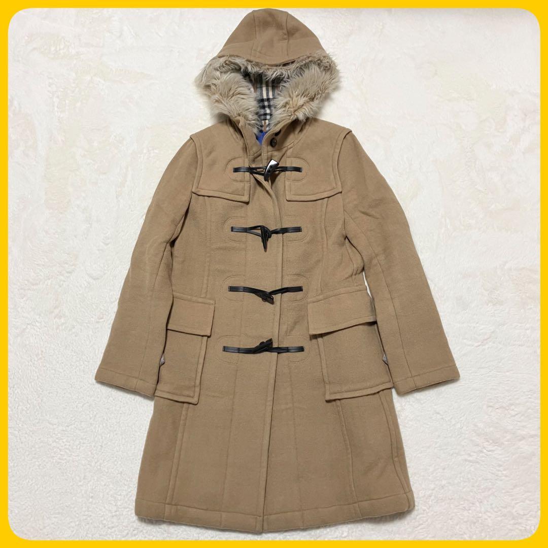 BURBERRY BLUE LABEL ダッフル コート 36 ノバチェック