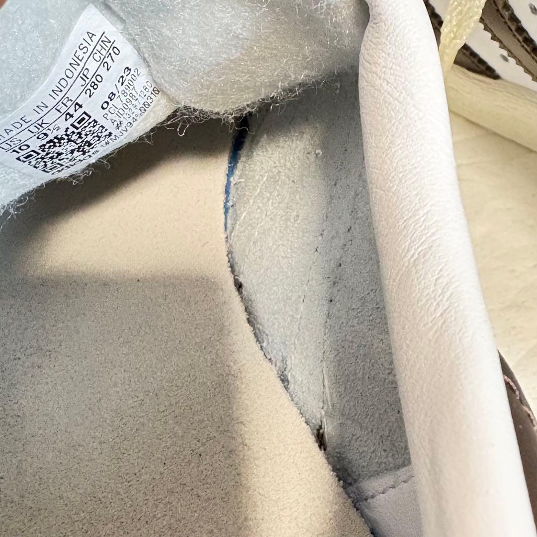 adidas アディダス スーパースター ホワイト ブラウン 28cm 替え紐付