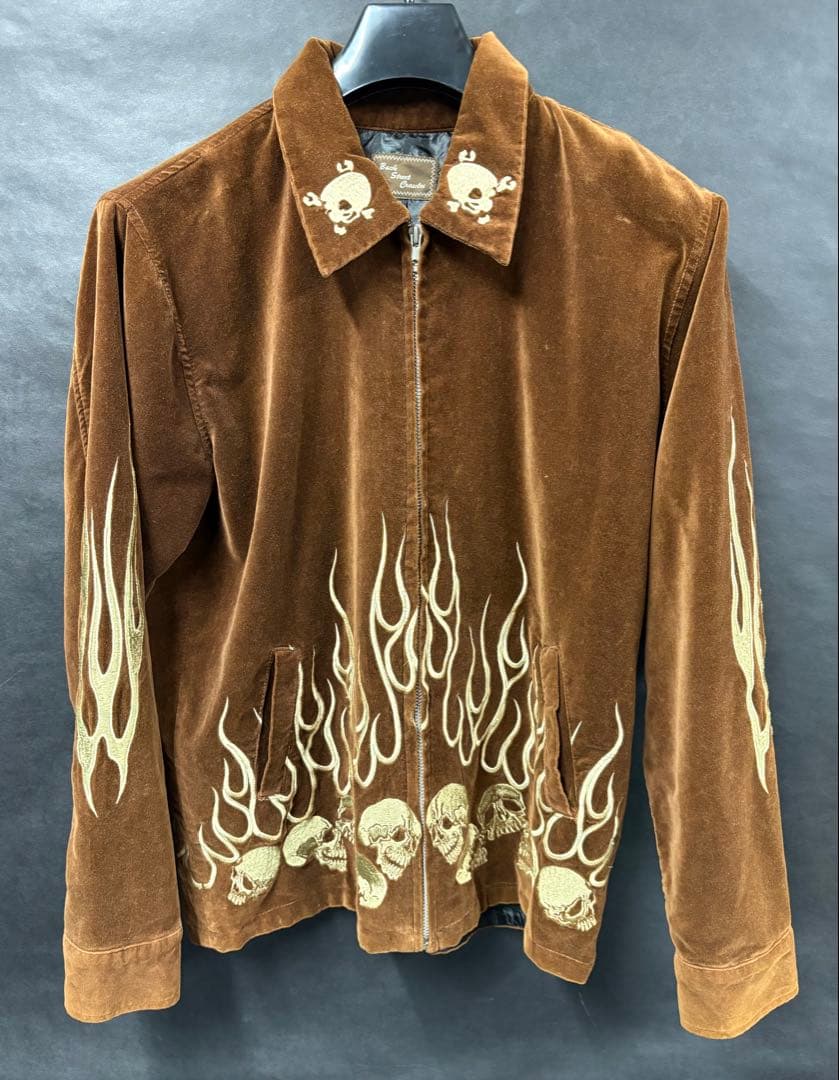 Back Street Crawlers スカジャン スカル柄 XL