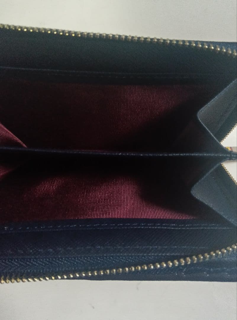 ポール・スミス 二つ折り財布 ネイビー 新品未使用品 箱付き