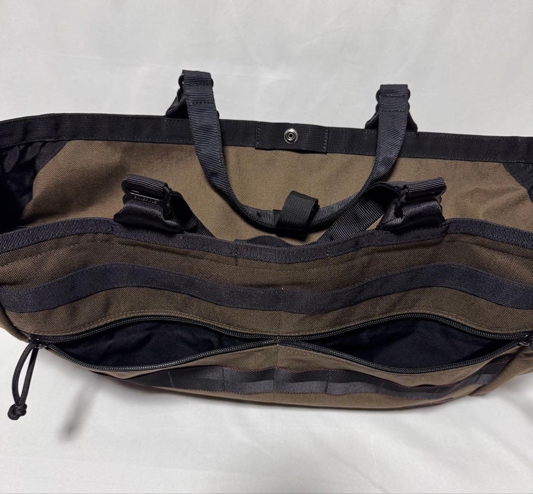 GO/LOOK! 別注BRIEFING 3wayトート マチ拡張バッグ ブラウン