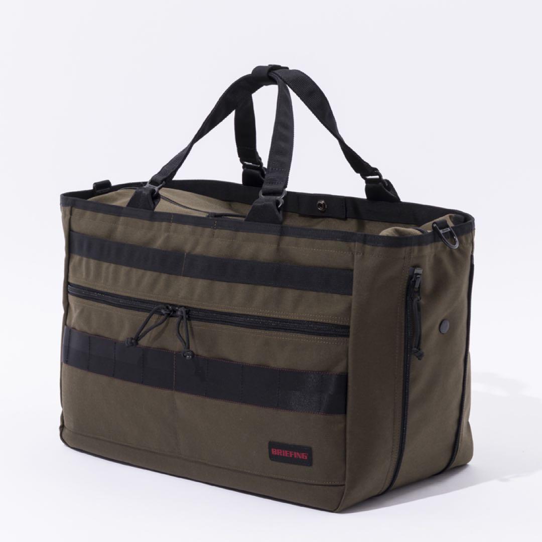 GO/LOOK! 別注BRIEFING 3wayトート マチ拡張バッグ ブラウン