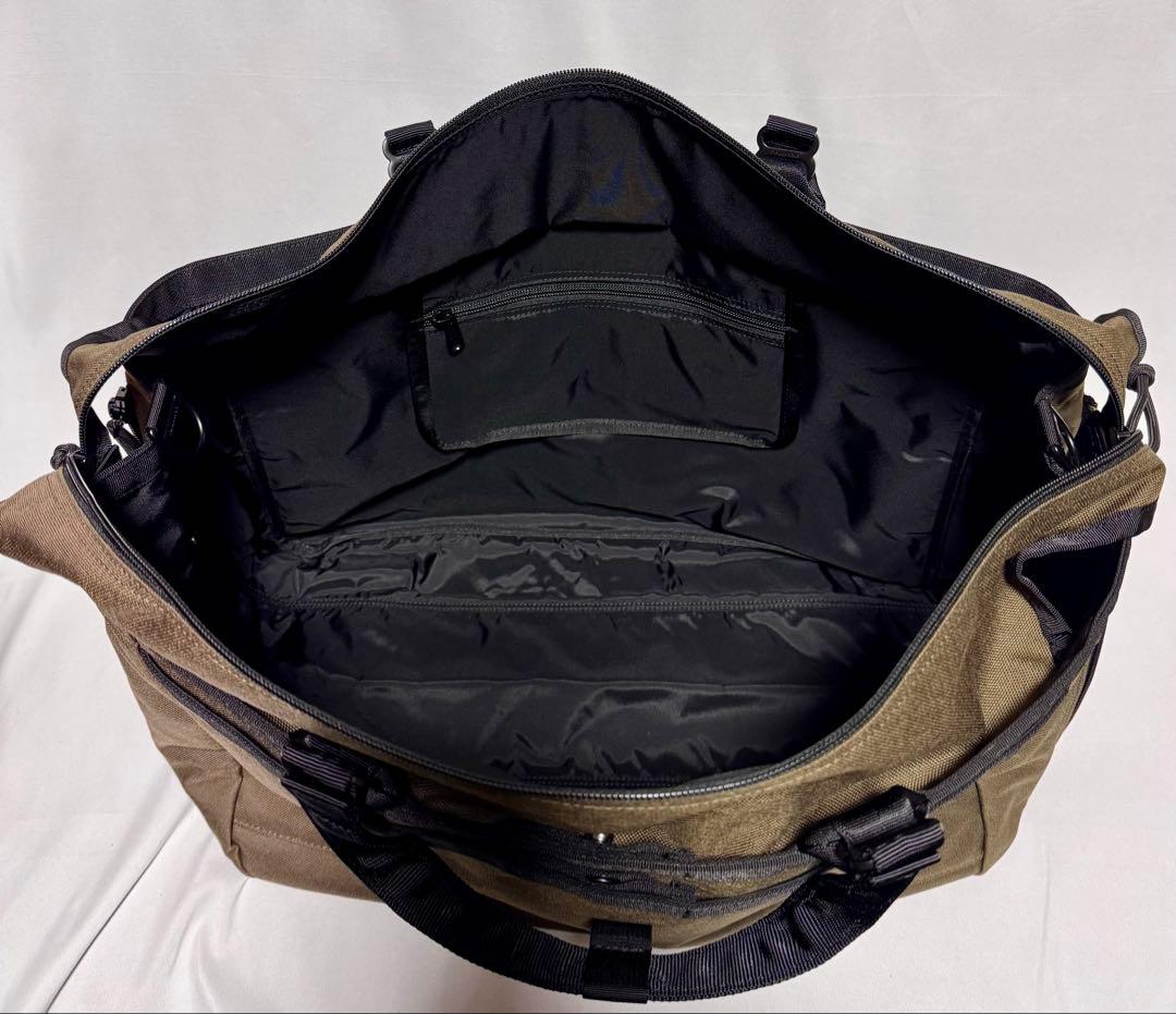 GO/LOOK! 別注BRIEFING 3wayトート マチ拡張バッグ ブラウン