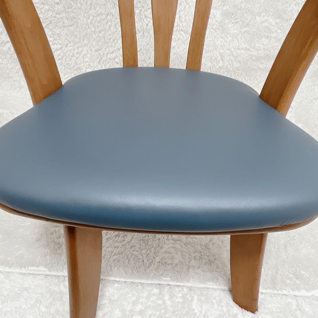 ヴィンテージ 大塚家具 ダイニングチェア 回転式 天然木