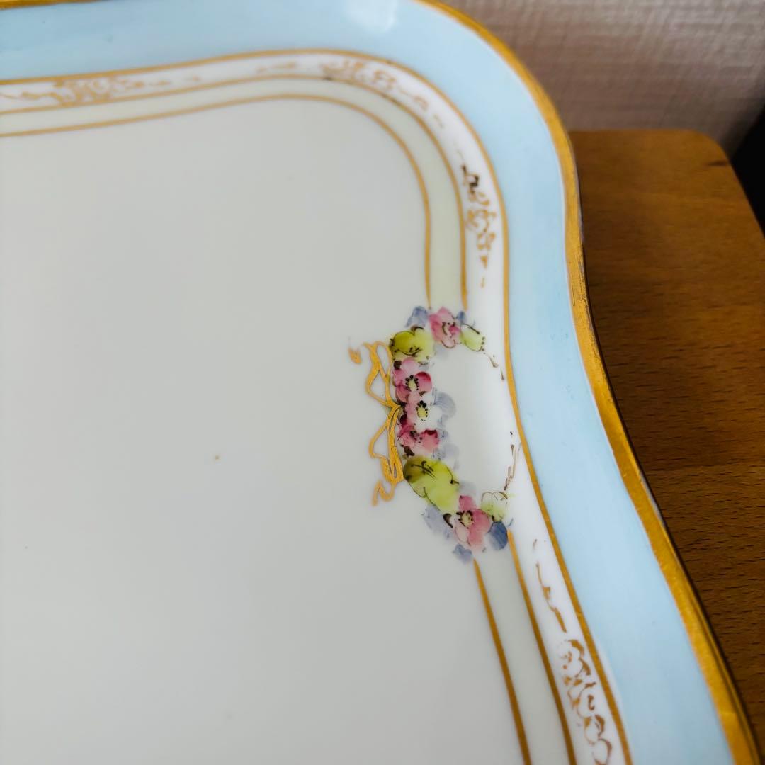 ⚫︎蔵出し　オールドノリタケ　トレー　スクエアプレート　　　　　　　15