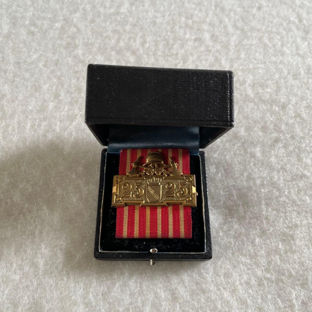 アンティーク　ドイツ　記章　消防団　消防士　勲章　徽章 メダル