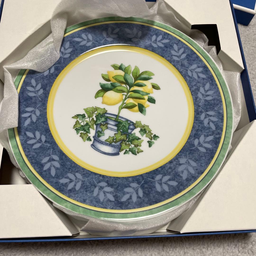 Villeroy & Boch レモンとアイビーの皿　廃盤