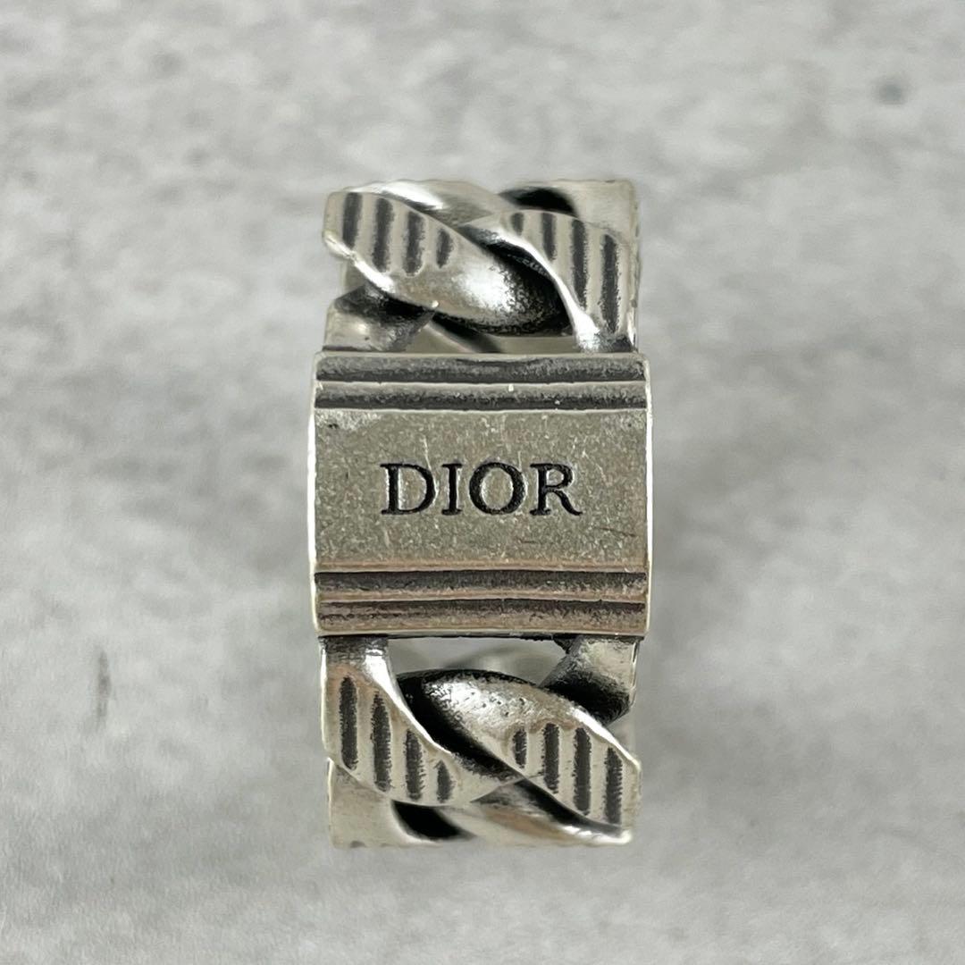 未使用級✨ DIOR ディオール リング スターリングシルバー 編み込み