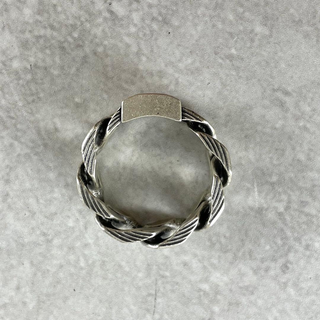 未使用級✨ DIOR ディオール リング スターリングシルバー 編み込み