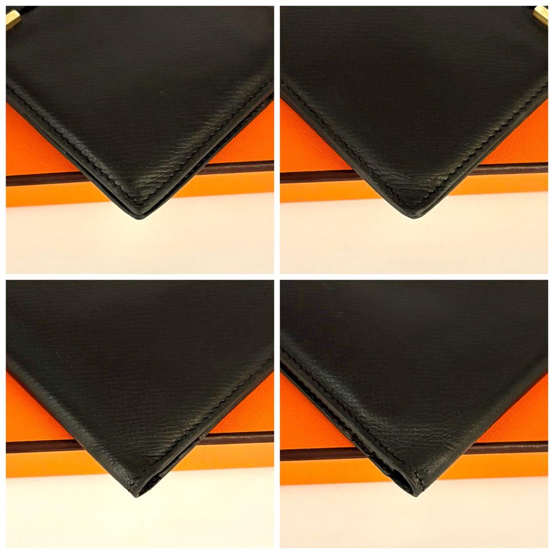 極美品✨大赤字の最終限界価格❣️エルメス　べアン　ブラック　ゴールド金具