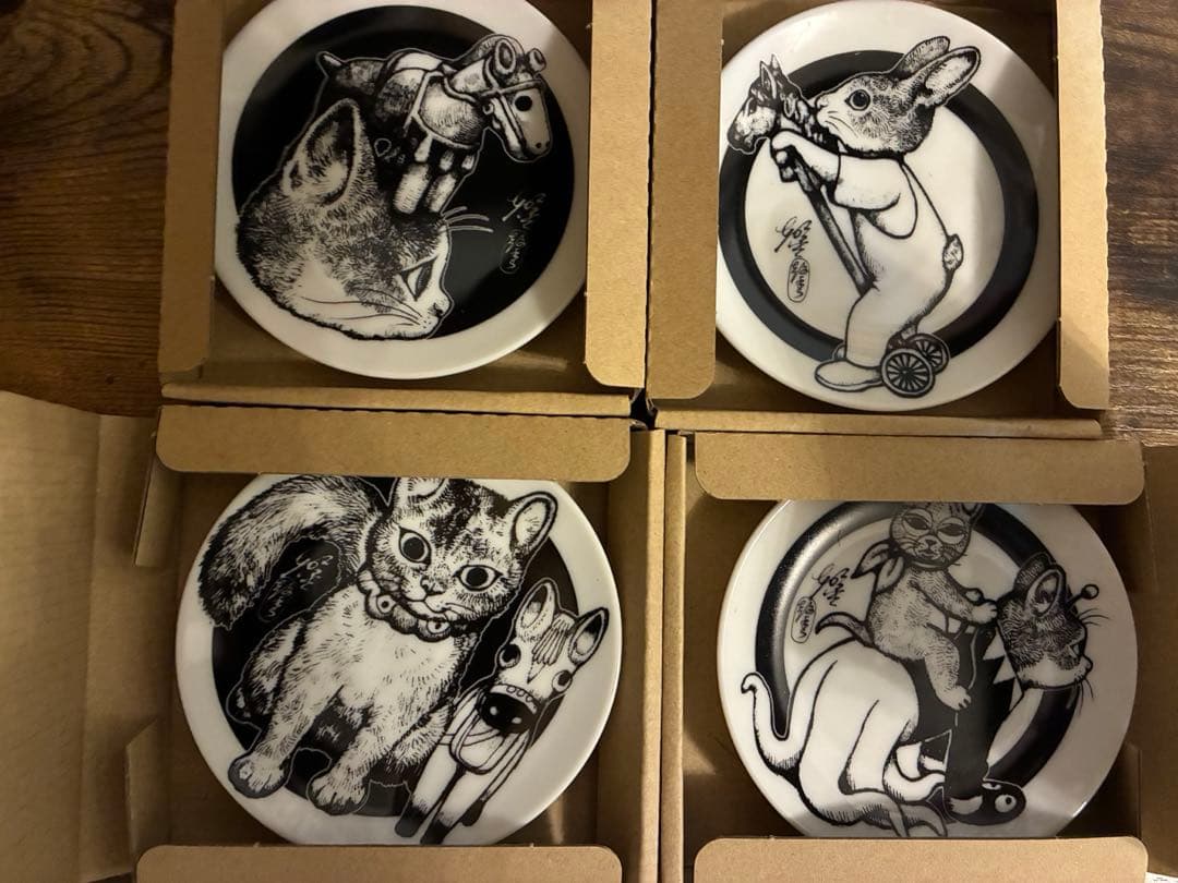 [非売品]ヒグチユウコ 2026 豆皿 4枚午年