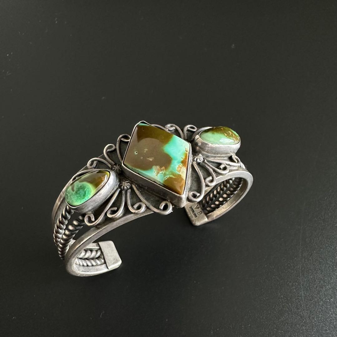 Navajo VERNON BEGAY 3連ターコイズ バングル