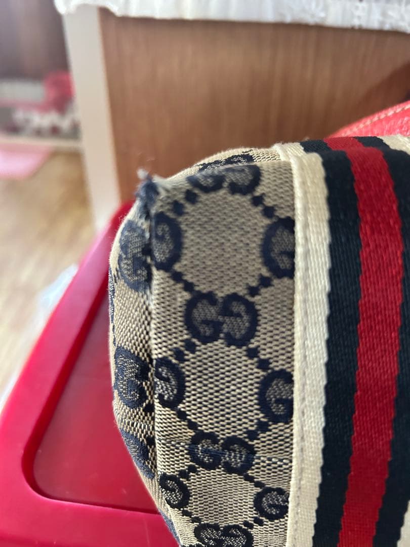 GUCCI グッチ シェリーライン GGキャンバスミニ トートバッグ