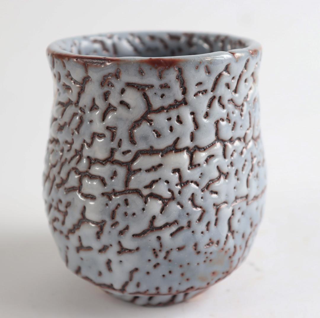 鼠志野 林正太郎 湯呑 共箱 湯飲み