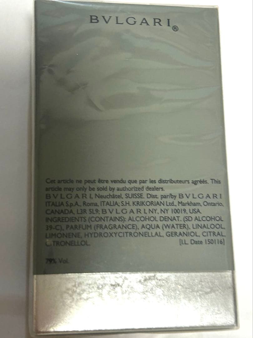 【Jiyong】ブルガリ香水30ml 4点