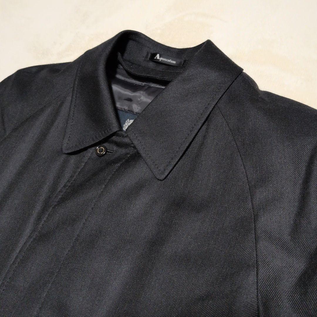 美品✨️ アクアスキュータム ステンカラーコート チェック裏地 L ライナー