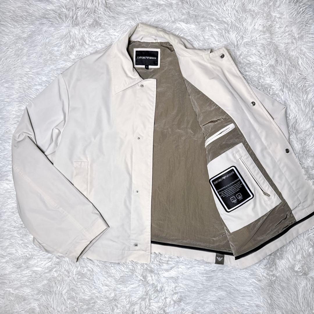 エンポリオアルマーニ 2way ステンカラーコート ブルゾン 防水加工 防風