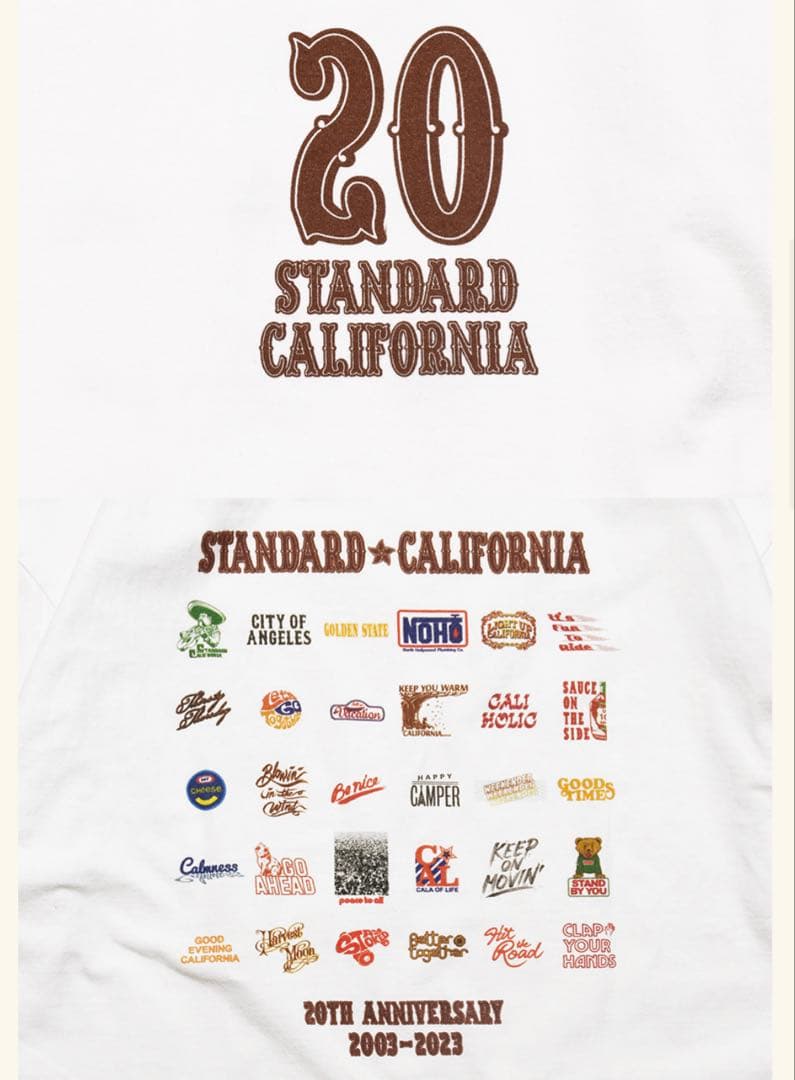 【新品】STANDARD CALIFORNIA 20周年 Tシャツ キムタク