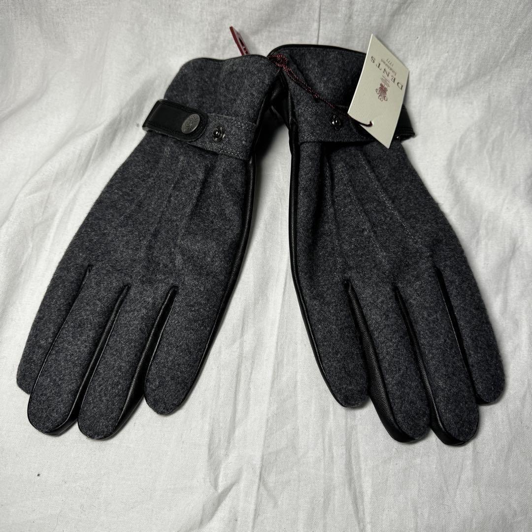 【定価1.3万】DENTS グローブ SHEEP WOOL チャコール ブラック