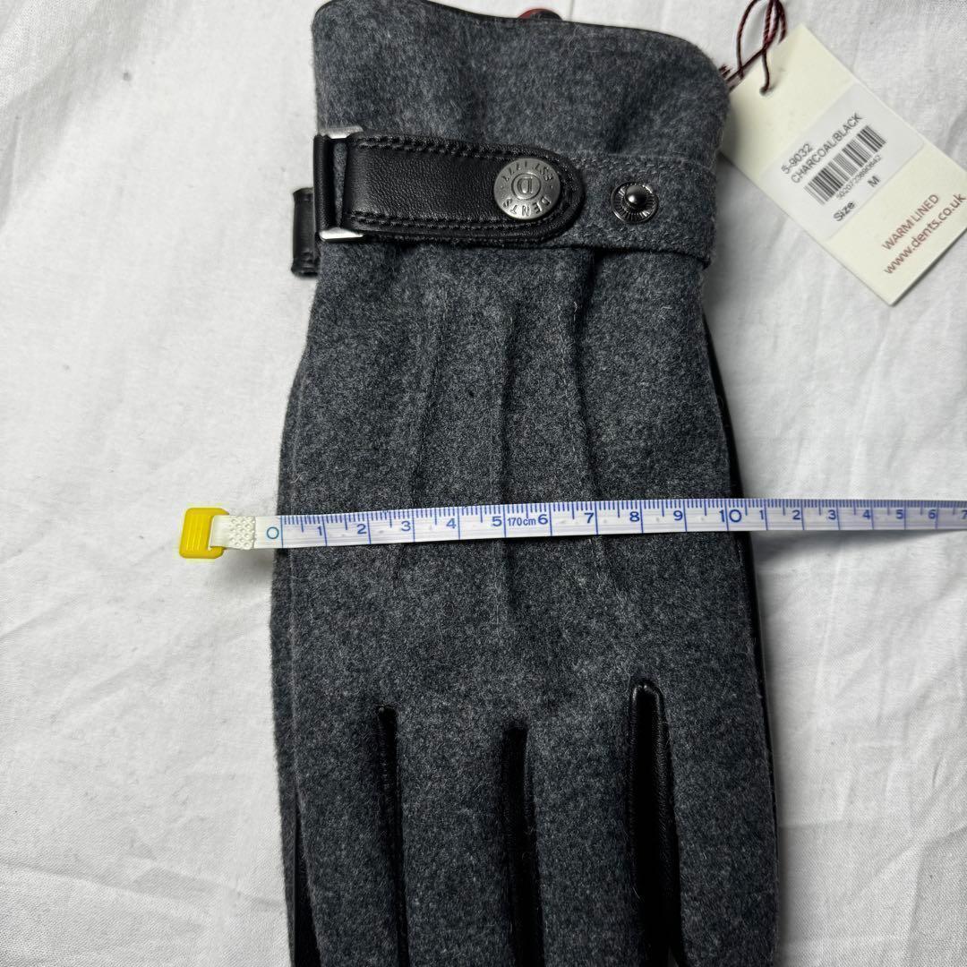 【定価1.3万】DENTS グローブ SHEEP WOOL チャコール ブラック
