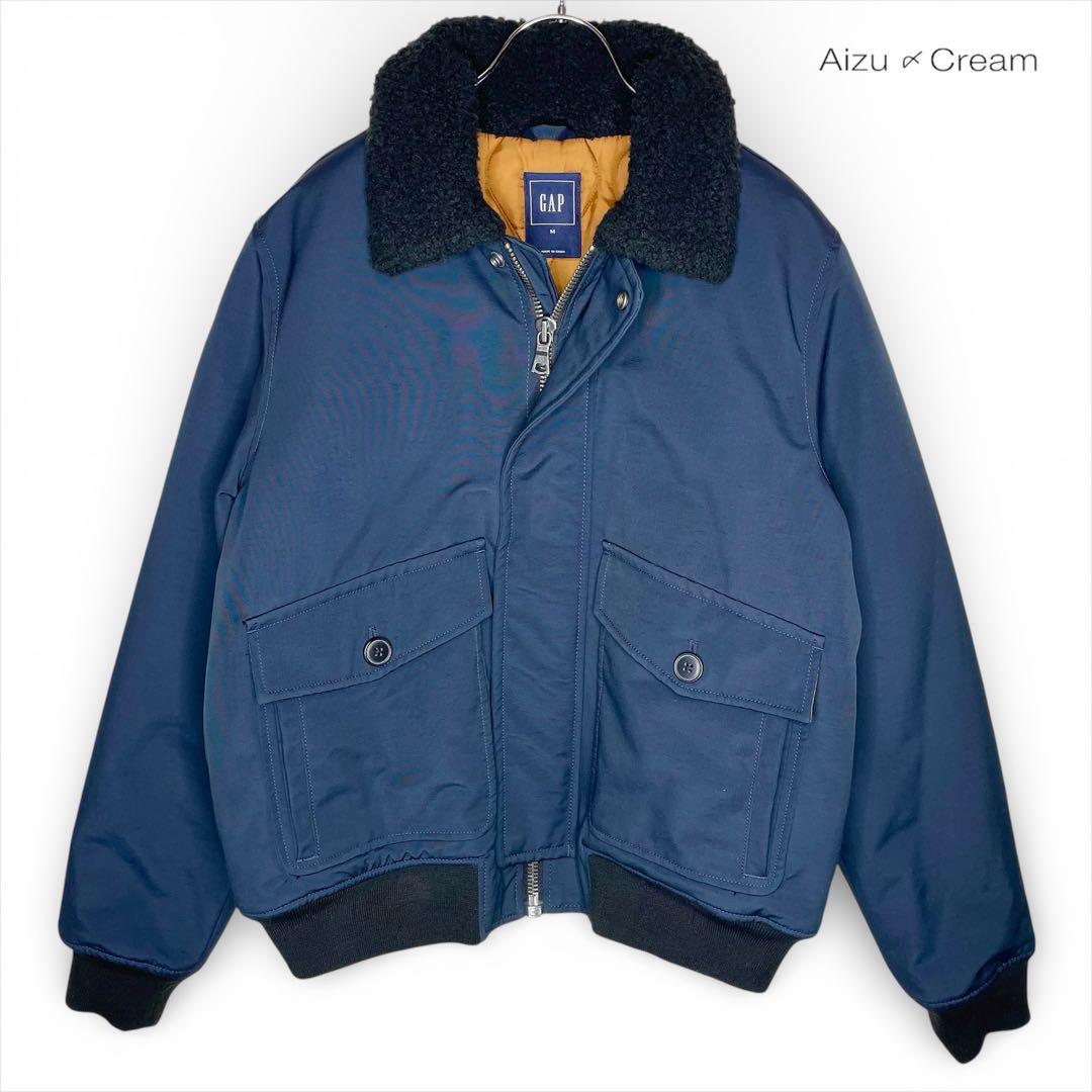 OLD GAP 00s B-10 短丈 ボア フライトジャケット 美品