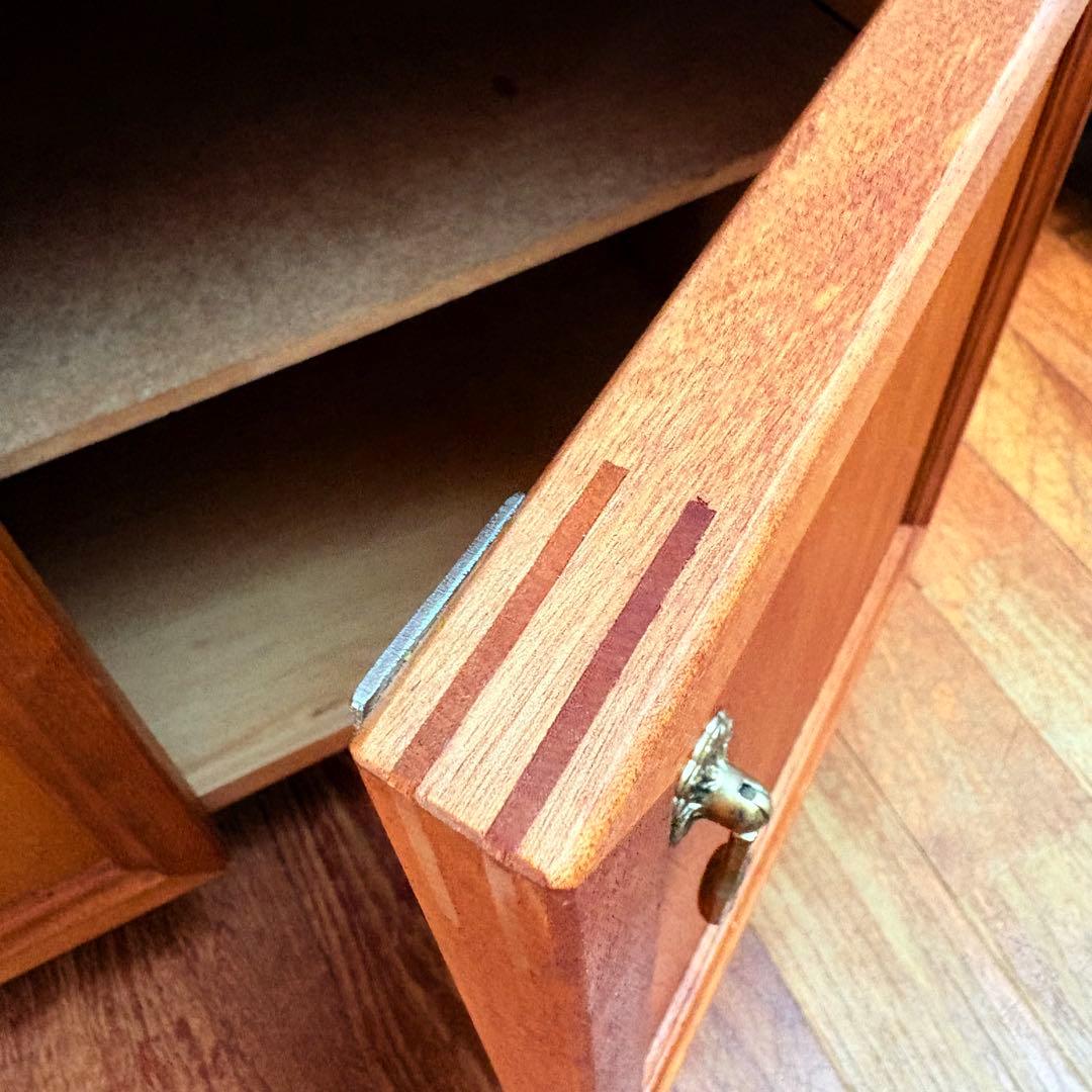 【ヴィンテージ収納棚】北欧 木製キャビネット 特注品 サイドボード アンティーク