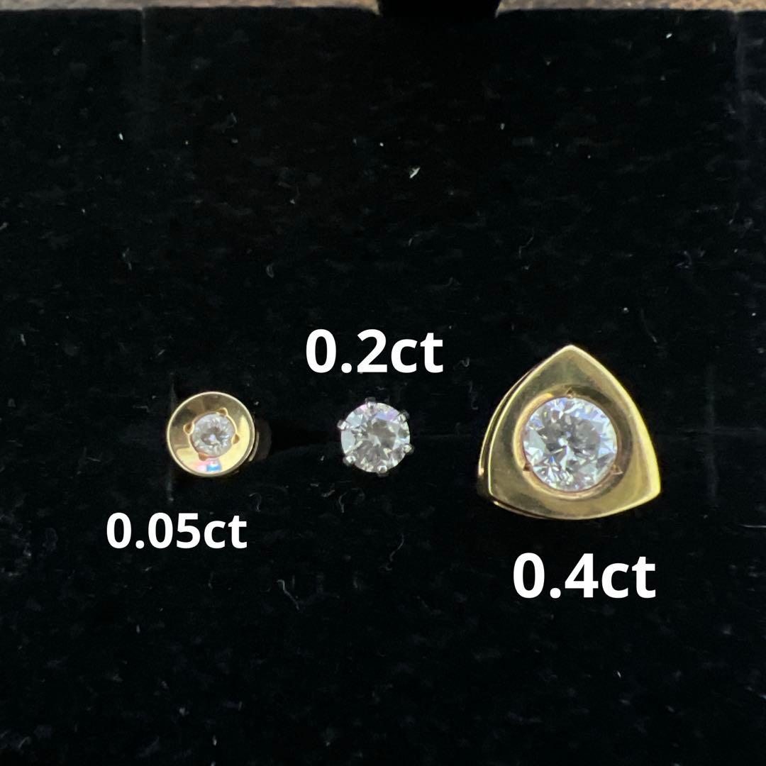 プラチナ900 0.4ct ダイヤモンド　ピアス