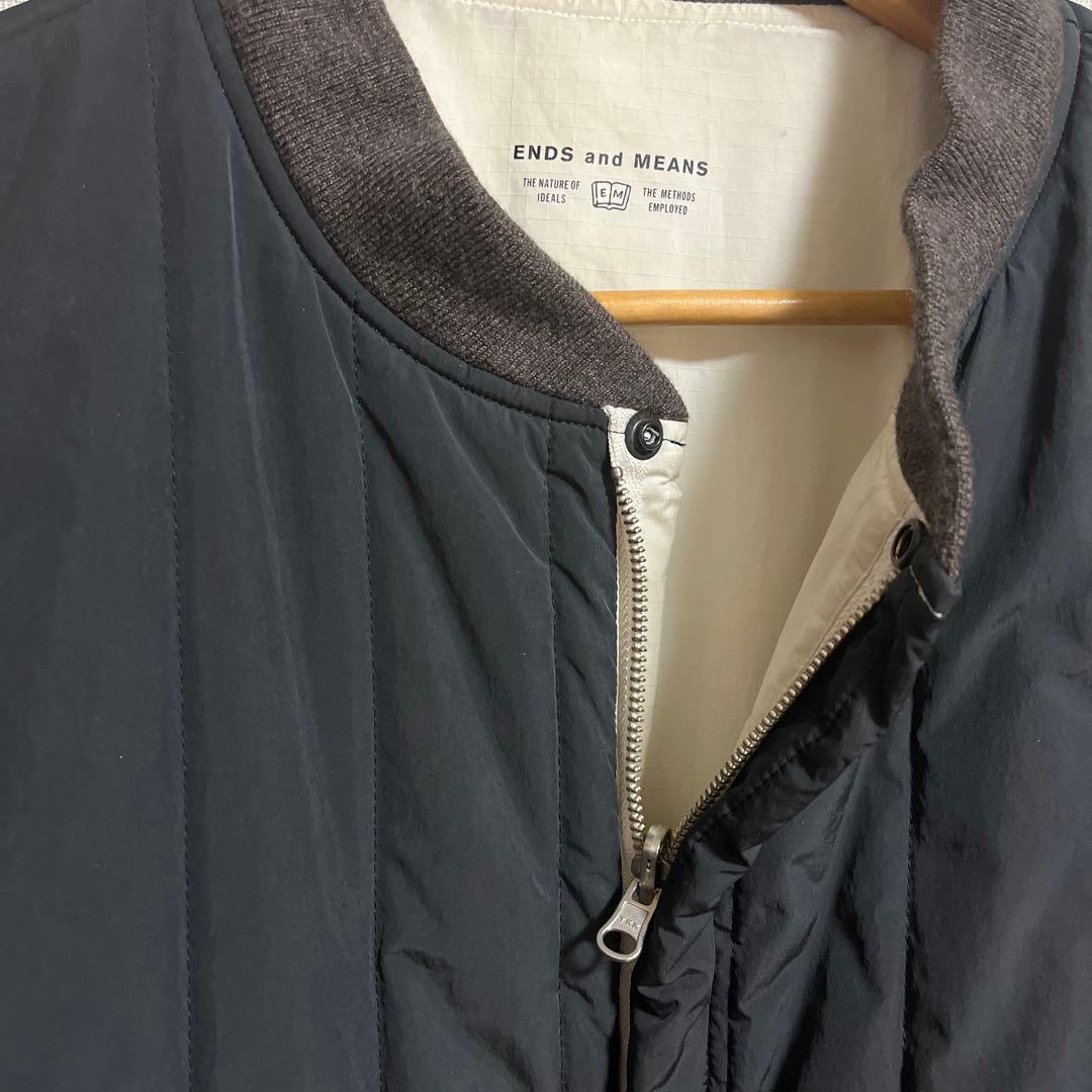ENDS AND MEANS リバーシブルキルティングジャケット XL