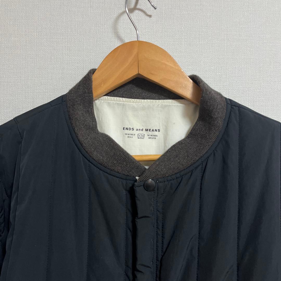 ENDS AND MEANS リバーシブルキルティングジャケット XL