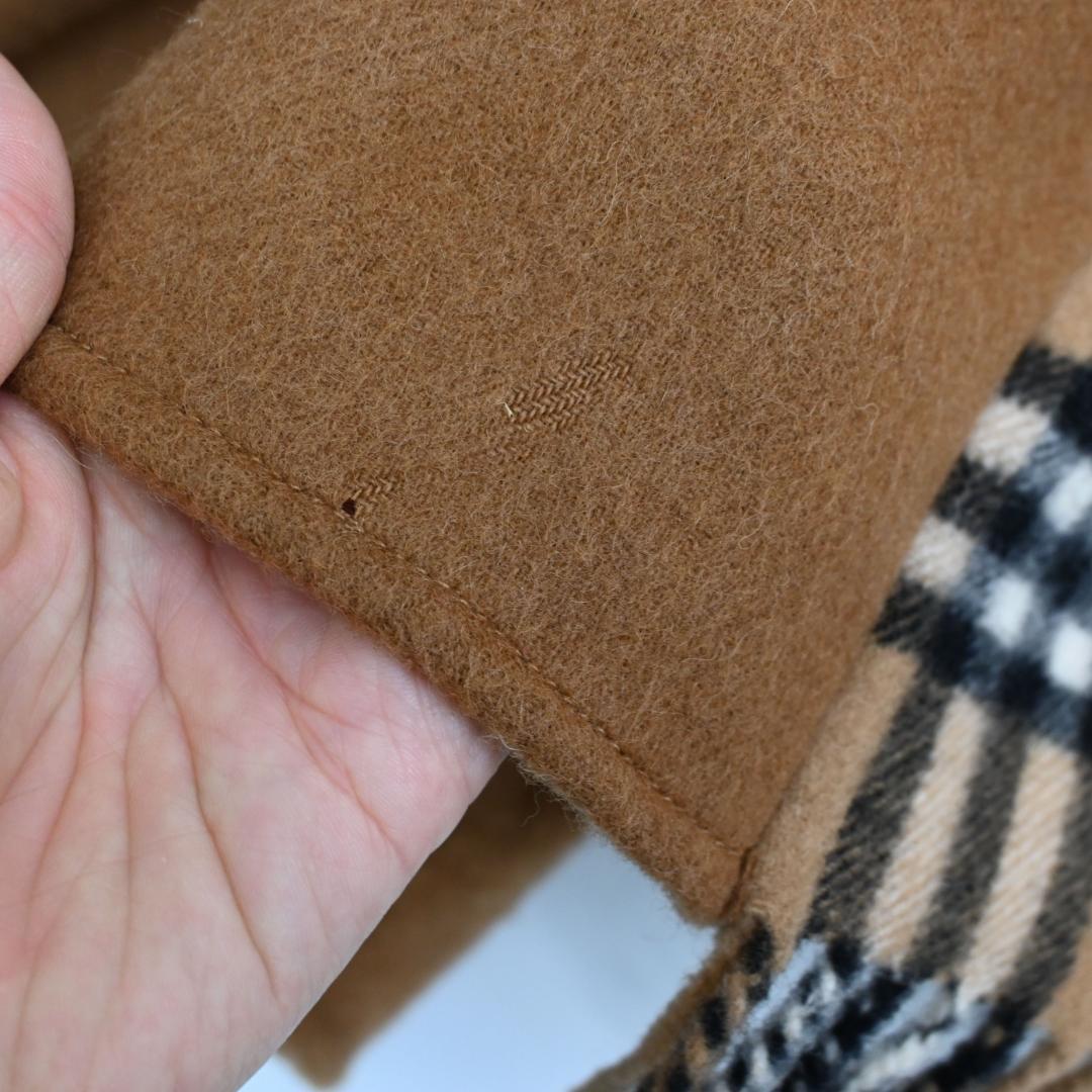 ■ 48026★ バーバリーズ ポンチョ ストール ショール ノバチェック*